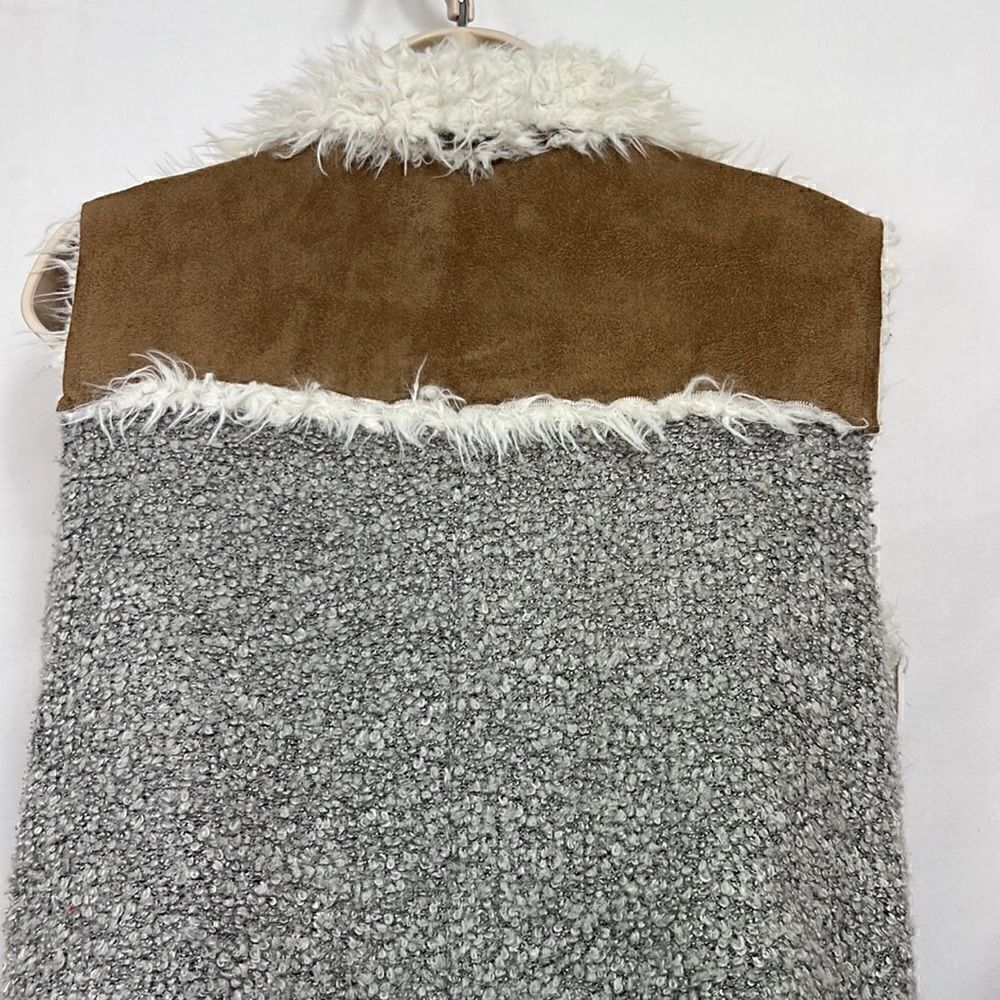 Two Sisters Multi texture Vest medium EUC - Picture 8 of 12